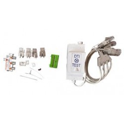 PACK CFa 4RJ45 CAT 6 S/FTP+BORNIER V/J + DTI CABLE 1 ENTREE + REPARTITEUR TV 1 ENTREE / 3 SORTIES