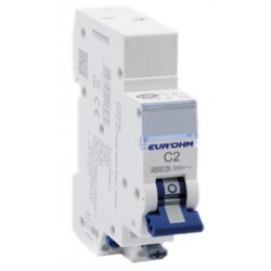 Disjoncteur 1P+N 6A courbe C à connexions rapides