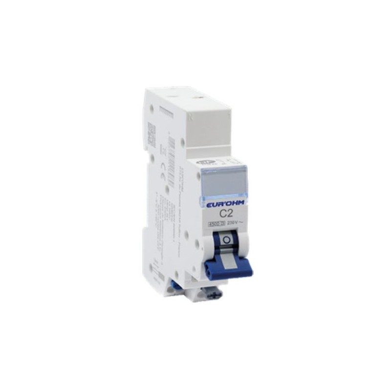 Disjoncteur 1P+N 6A courbe C à connexions rapides