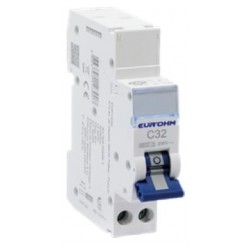 Disjoncteur 1P+N 32A courbe C à connexions rapides