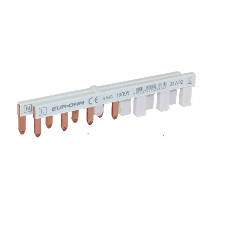 Peigne horizontal 1P+N 63A 7dents