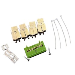 PACK 4RJ45 +BORNIER
